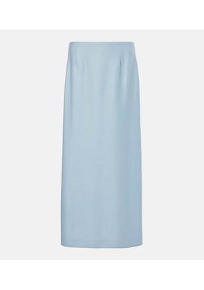 Gabriela Hearst Defina silk and wool midi skirt