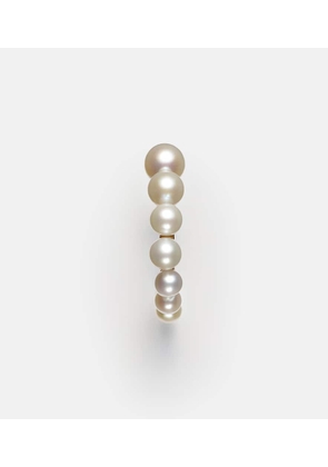 Sophie Bille Brahe Petit Boucle de Perle 14kt gold hoop earring with freshwater pearls
