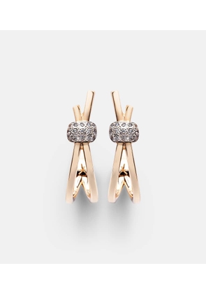 Pomellato Pomellato Together 18kt rose gold earrings with diamonds