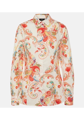 Etro Paisley cotton-blend shirt
