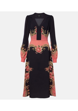 Etro Floral midi dress