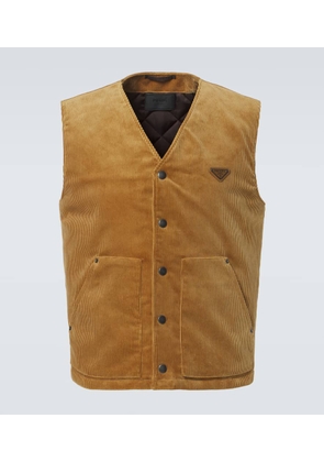 Prada Cotton corduroy vest