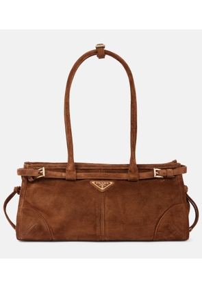 Prada Prada Bonnie Medium suede shoulder bag