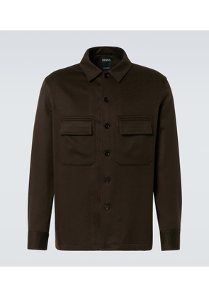 Zegna Alba cashmere overshirt