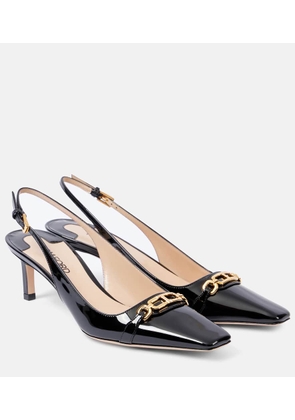 Tom Ford Whitney 55 patent leather slingback pumps