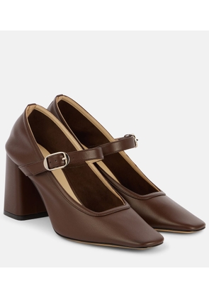 Le Monde Beryl 80 leather Mary Jane pumps