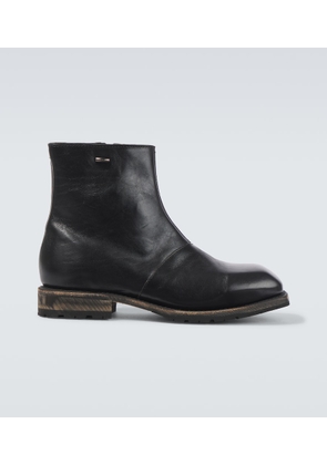 Our Legacy Engine leather ankle boots
