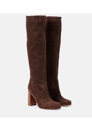 Khaite Willow knee-high suede boots