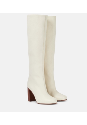 Khaite Willow leather knee-high boots