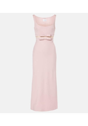 Giambattista Valli Bow-detail crepe midi dress