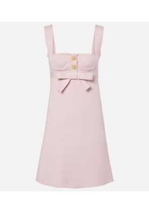 Giambattista Valli Bow-detail crepe minidress