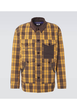 Junya Watanabe Checked cotton flannel jacket