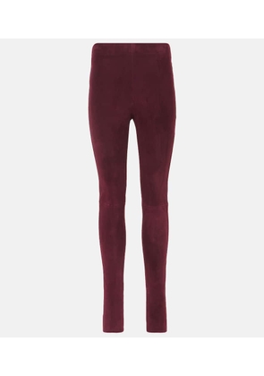 Joseph Suede leggings