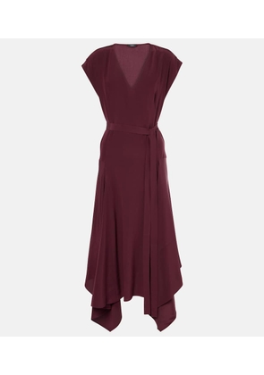 Joseph Goodman silk crepe de chine midi dress