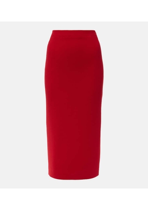 Alessandra Rich Wool midi skirt