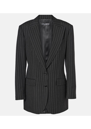 Dolce&Gabbana Pinstripe virgin wool blazer