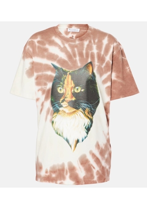 JW Anderson Printed tie-dye cotton jersey T-shirt