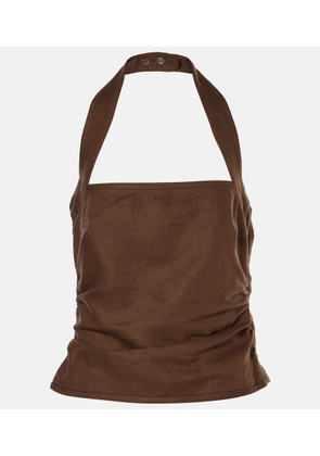 SIR Jerry Halter Bodice linen top