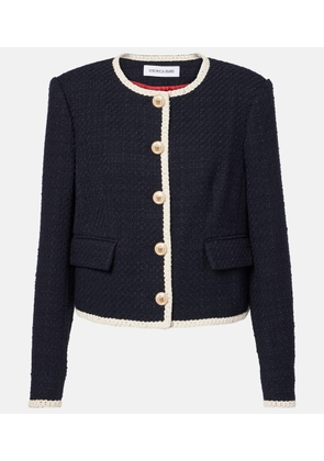 Veronica Beard Mabel cropped tweed jacket