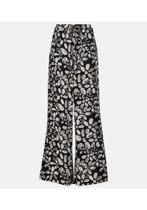 Marni Printed wide-leg pants