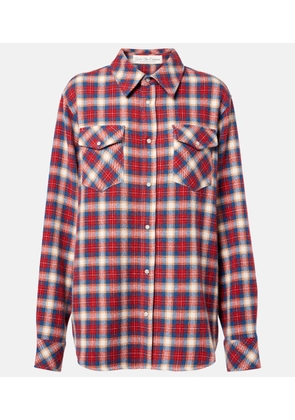 God's True Cashmere Ski Santa Fe tartan cashmere shirt