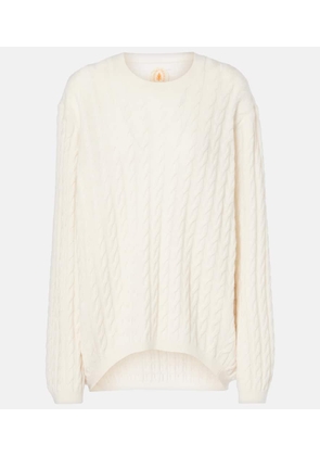 Jardin des Orangers Cable-knit wool and cashmere sweater