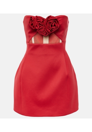 Magda Butrym Cutout wool-blend bustier dress