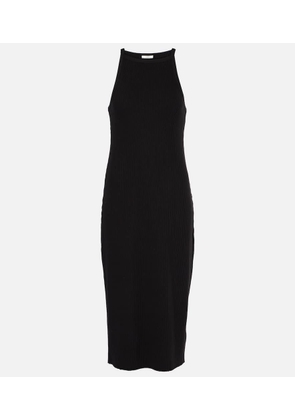 Vince Cotton-blend midi dress