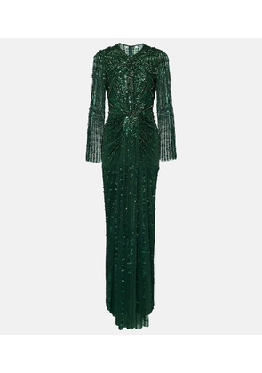 Jenny Packham Anja sequined gown