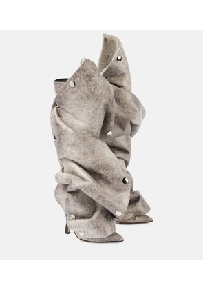 Y/Project Snap faux leather knee-high boots