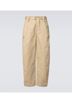 Lemaire Twisted cotton and linen twill pants