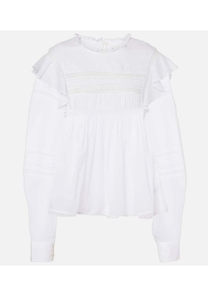 Marant Etoile Ganael cotton voile blouse