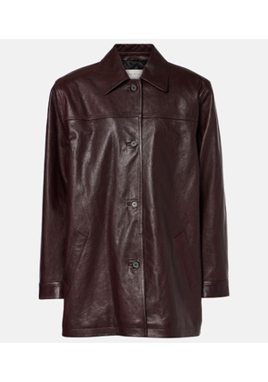 Magda Butrym Oversized leather jacket