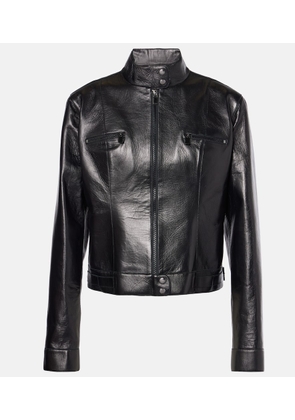 Magda Butrym Leather biker jacket