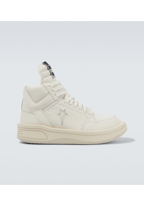 Rick Owens x Converse Turbowpn leather sneakers