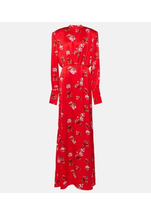 Magda Butrym Floral silk gown