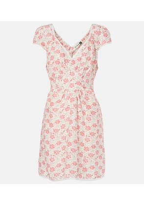 Rixo Alexandra floral minidress
