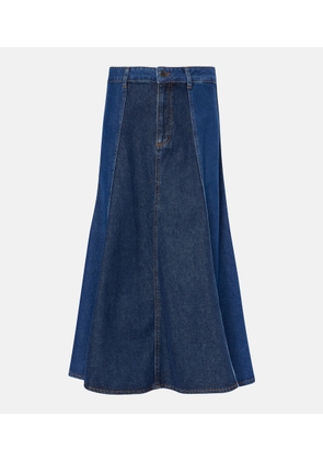 AG Jeans Arles midi denim skirt