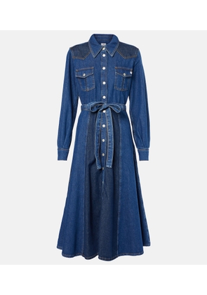 AG Jeans Marseille denim shirt dress