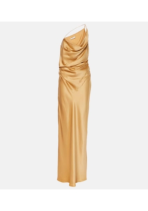 The Sei One-shoulder silk satin gown