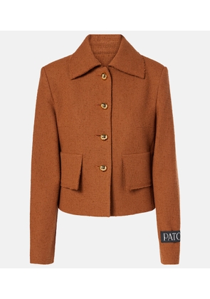Patou Iconic wool and cotton-blend jacket