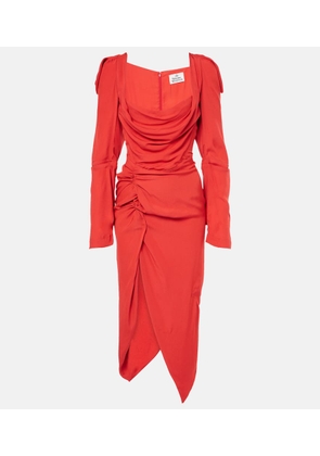 Vivienne Westwood Panther draped midi dress