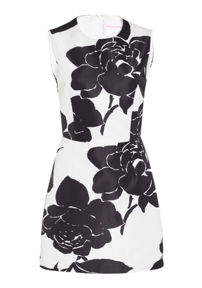 Carolina Herrera Printed Faille Mini Dress - Moda Operandi