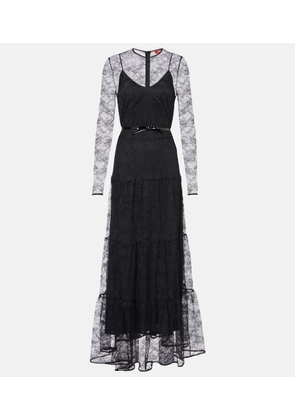 Max Mara Modane lace maxi dress