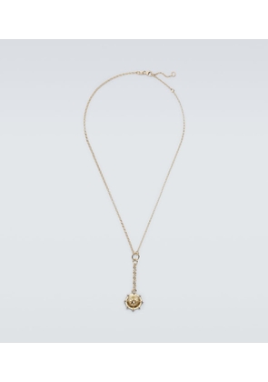 FoundRae Spark Love 18kt gold pendant necklace with diamonds