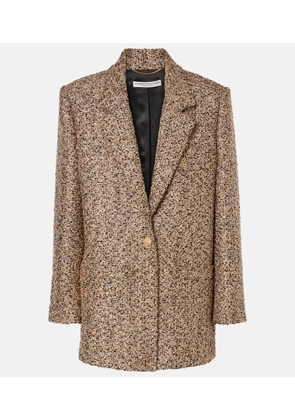 Alessandra Rich Oversized tweed lame blazer
