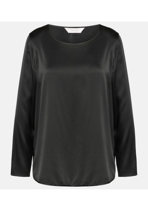 Max Mara Moldava silk-blend satin top