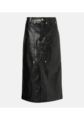 Marant Etoile Angele faux leather midi skirt
