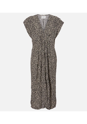 Marant Etoile Epolia printed midi dress
