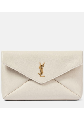 Saint Laurent Cassandre Large leather clutch